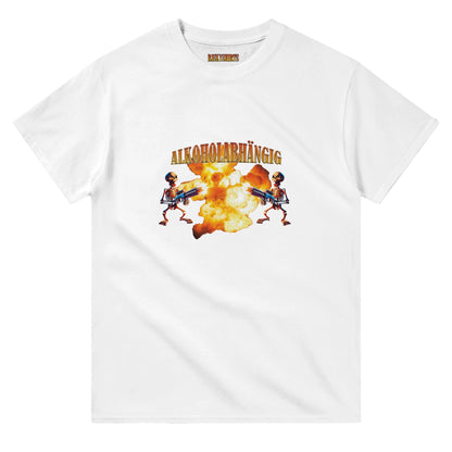 Alkoholabhängig lustiges Tshirt
